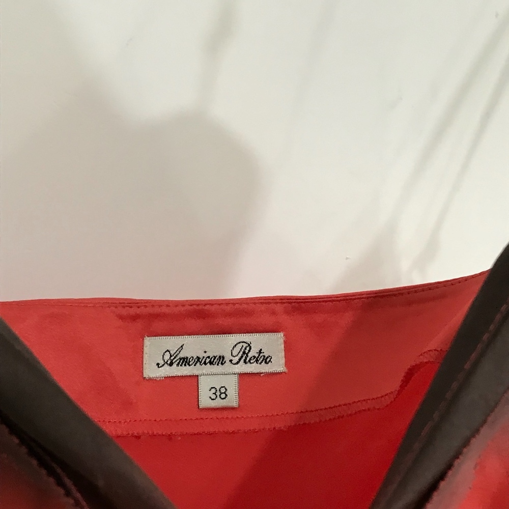 American Retro Ombre Silk Slip Dress - Picture 4 of 8